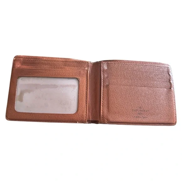 Louis Vuitton Preowned Men’s Monogram Canvas Billfold Wallet Spain Made Good Con